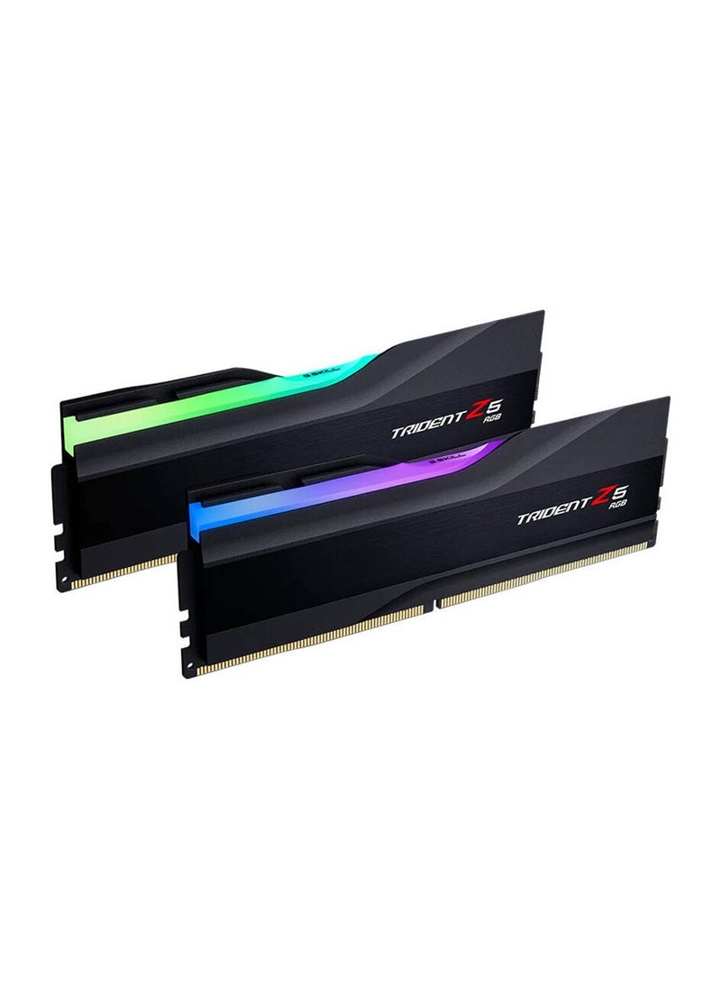 G.Skill Trident Z5 RGB Series 32GB (2x16GB) DDR5 Dual Channel Desktop Memory Kit, 6000 MT/s Memory Speed, CL32-38-38-96 Latency, 1.35 Voltage, Intel XMP, 288-Pin | F5-6000J3238F16GX2-TZ5RK