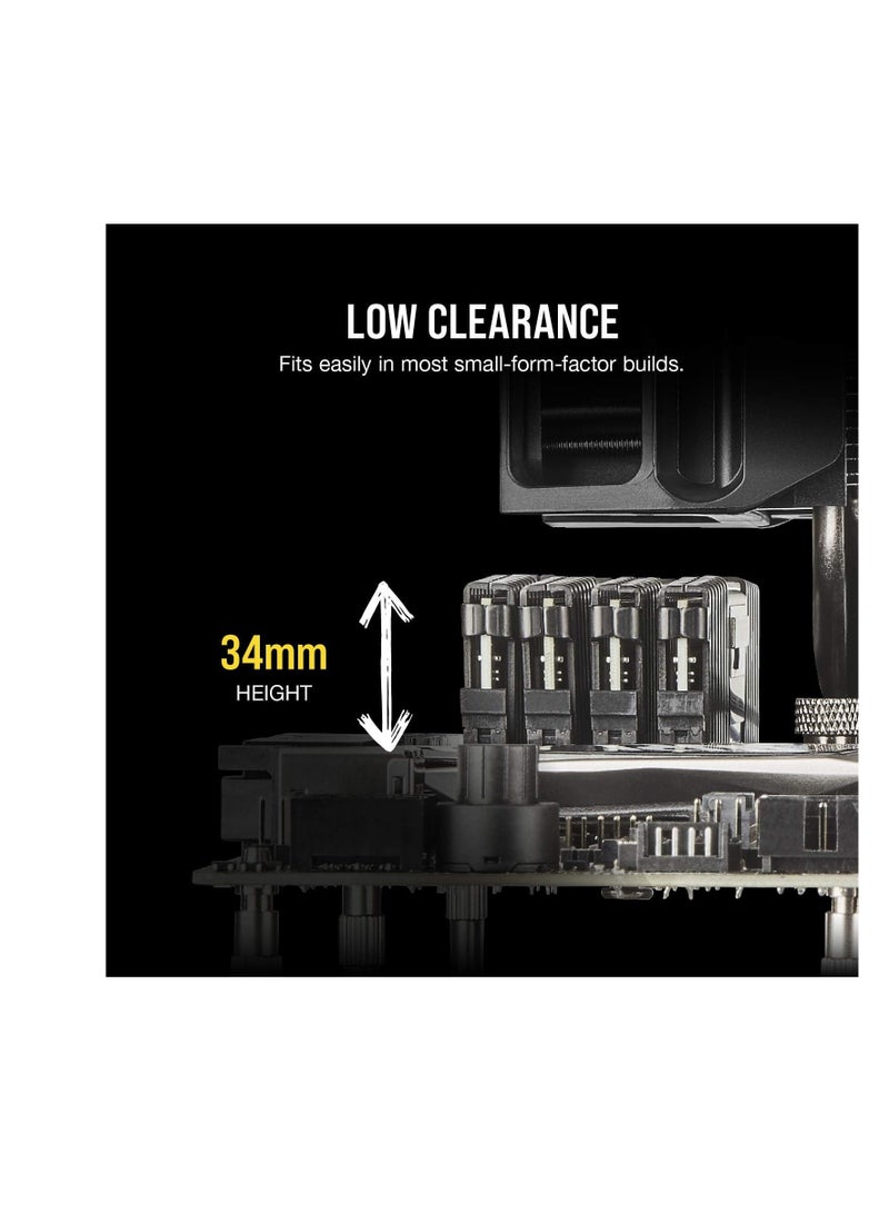 Vengeance LPX 16GB (2x8GB) DDR4 DRAM 3200MHz C16 Desktop Memory Kit - Black (CMK16GX4M2B3200C16)