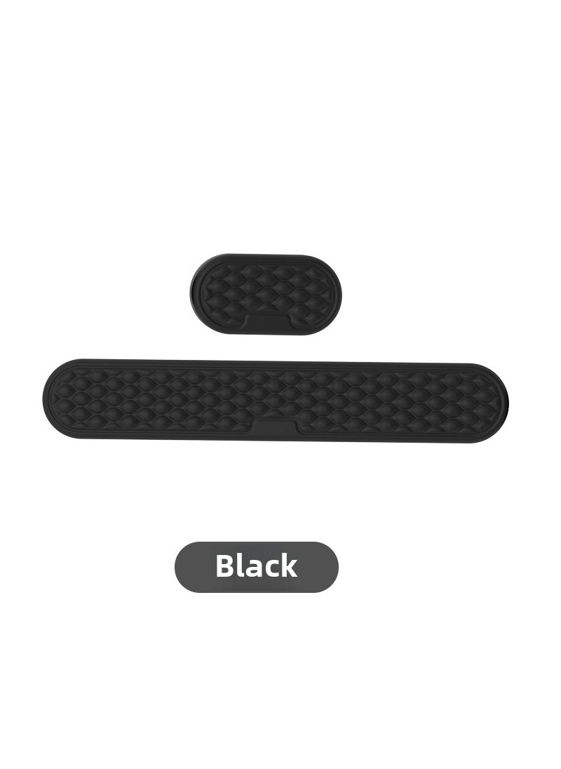 Ergonomic Memory Foam Keyboard Wrist RestWater ripple Black large + small size Water ripple Black large + small size