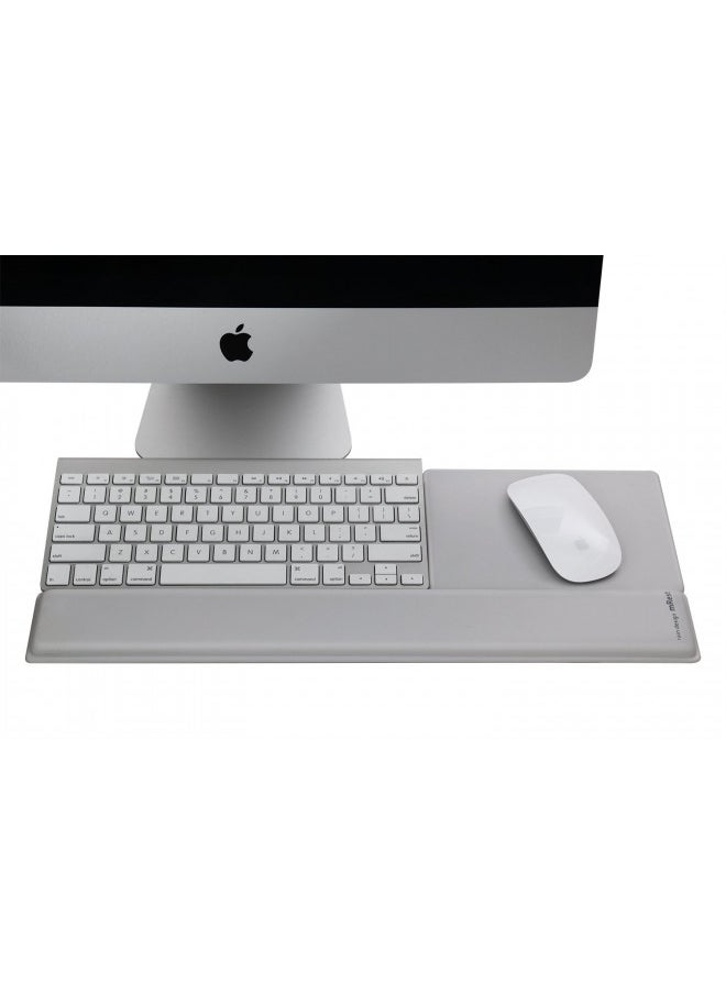 Rain Design mRest - Wrist Rest & Mouse Pad (Silver)