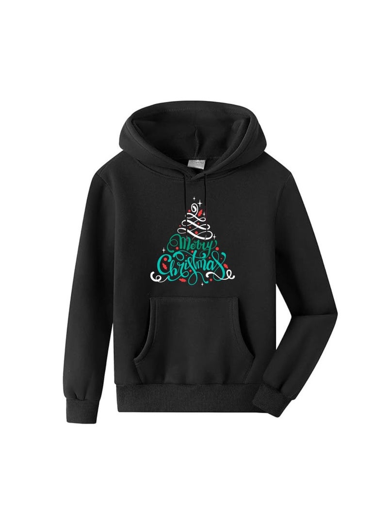 Christmas Hoodies For Women–Soft Cotton Pullover Hoodie With Drawstring–Long Sleeve Hoodie For Winter–Ideal For Holiday Celebrations,Casual Wear