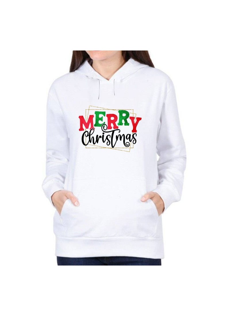 Christmas Hoodies For Women–Soft Cotton Pullover Hoodie With Drawstring–Long Sleeve Hoodie For Winter–Ideal For Holiday Celebrations,Casual Wear