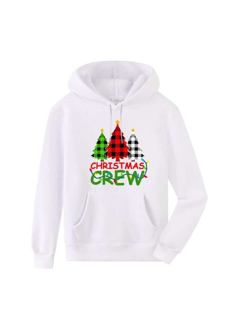 Christmas Hoodies For Women–Soft Cotton Pullover Hoodie With Drawstring–Long Sleeve Hoodie For Winter–Ideal For Holiday Celebrations,Casual Wear