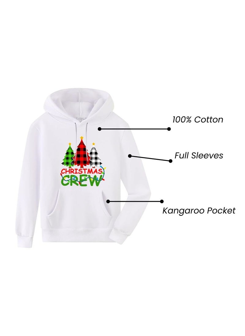 Christmas Hoodies For Women–Soft Cotton Pullover Hoodie With Drawstring–Long Sleeve Hoodie For Winter–Ideal For Holiday Celebrations,Casual Wear