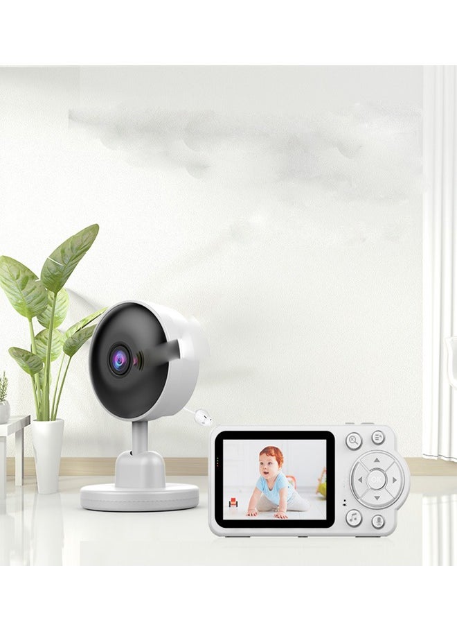 2.8-Inch Baby Monitor with Temperature Detection, Night Vision, and Lullaby Function