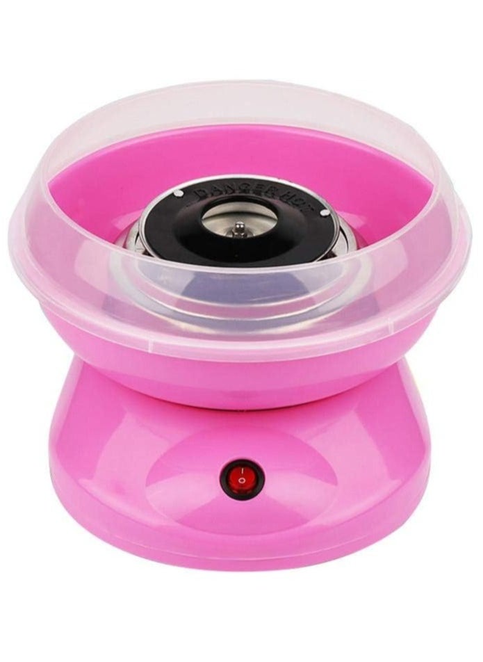 Cotton Candy Maker – Non-Stick, Easy-to-Clean, Quiet Household Machine (Pink)