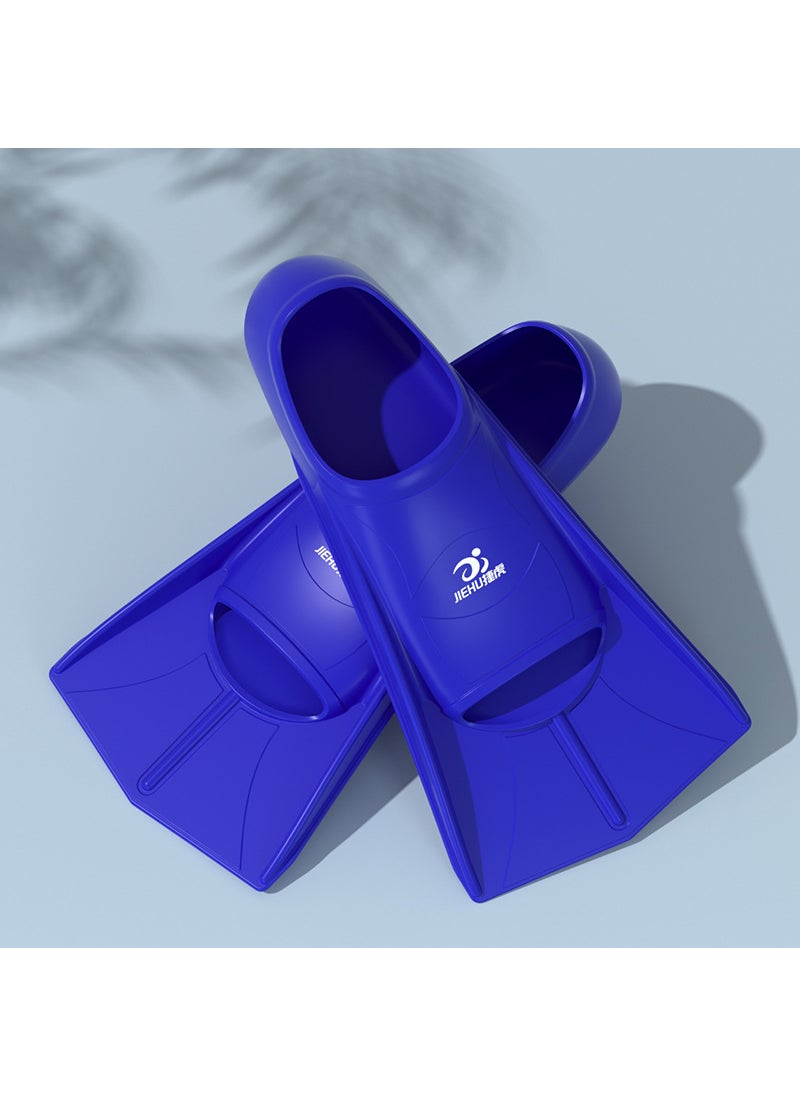 Professional Swim Fins Short Flippers Blue