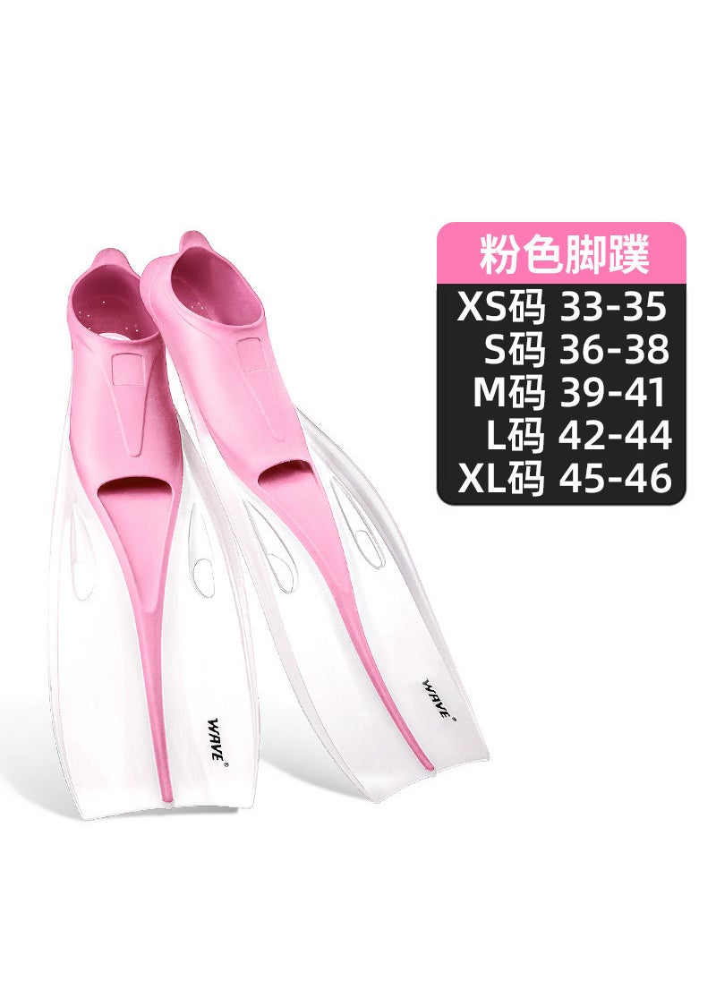 WAVE Professional Snorkeling Gear Set for Adults Pink transparent