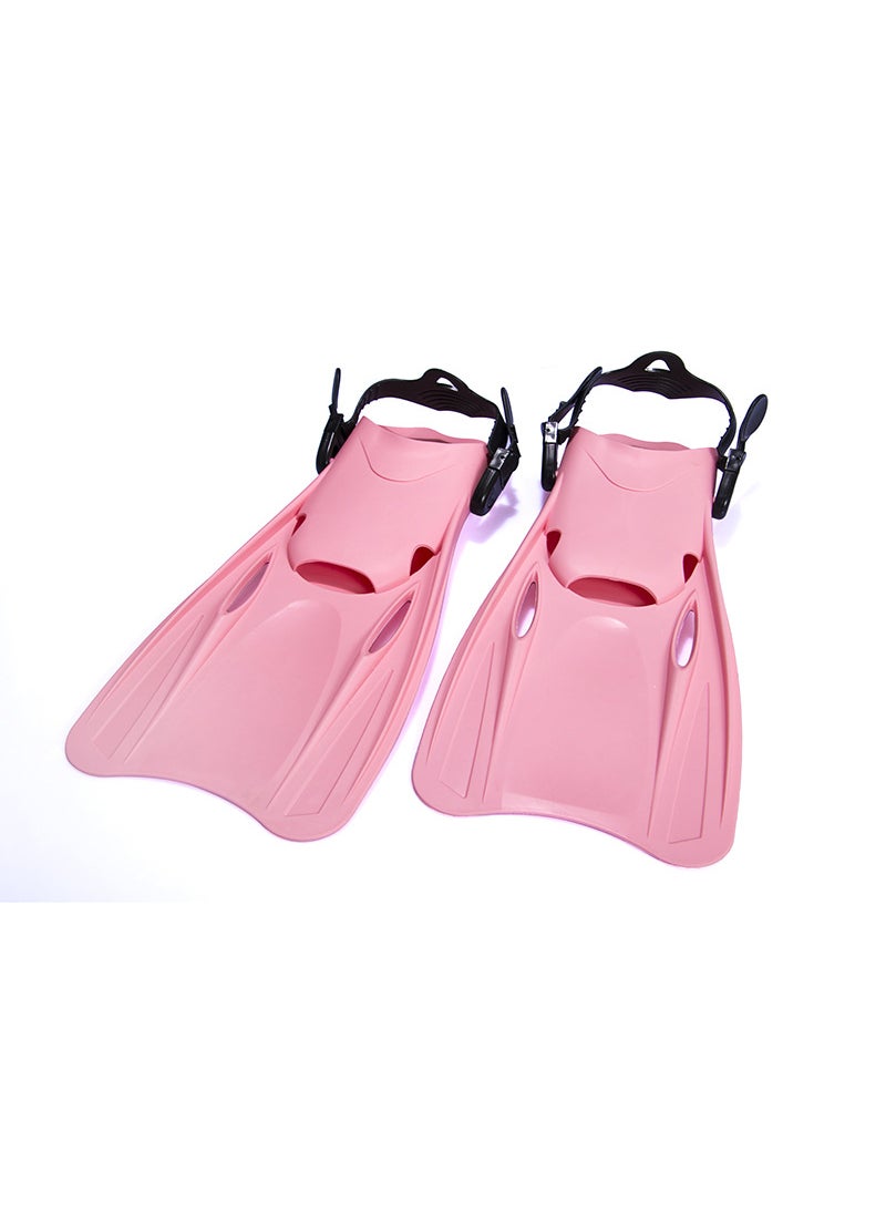 Adjustable High-End Swim Fins for Adults and Kids Pink