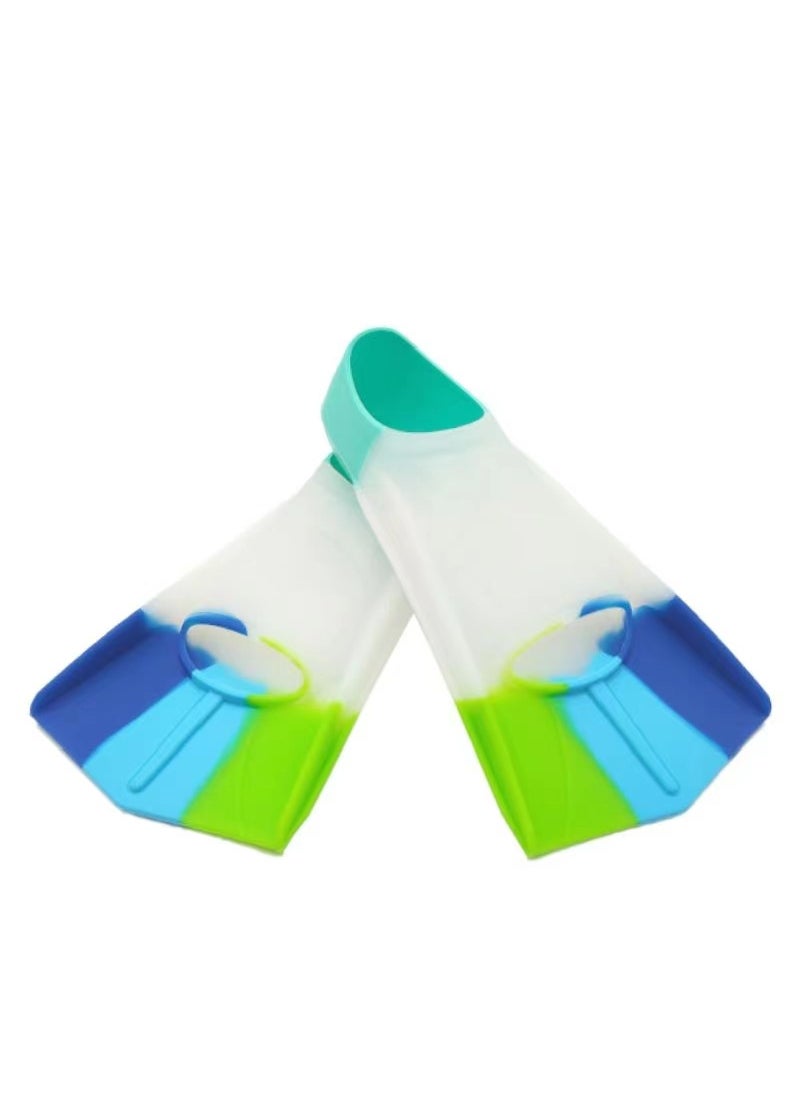 Professional Silicone Swim Fins for Snorkeling Children's Color 1