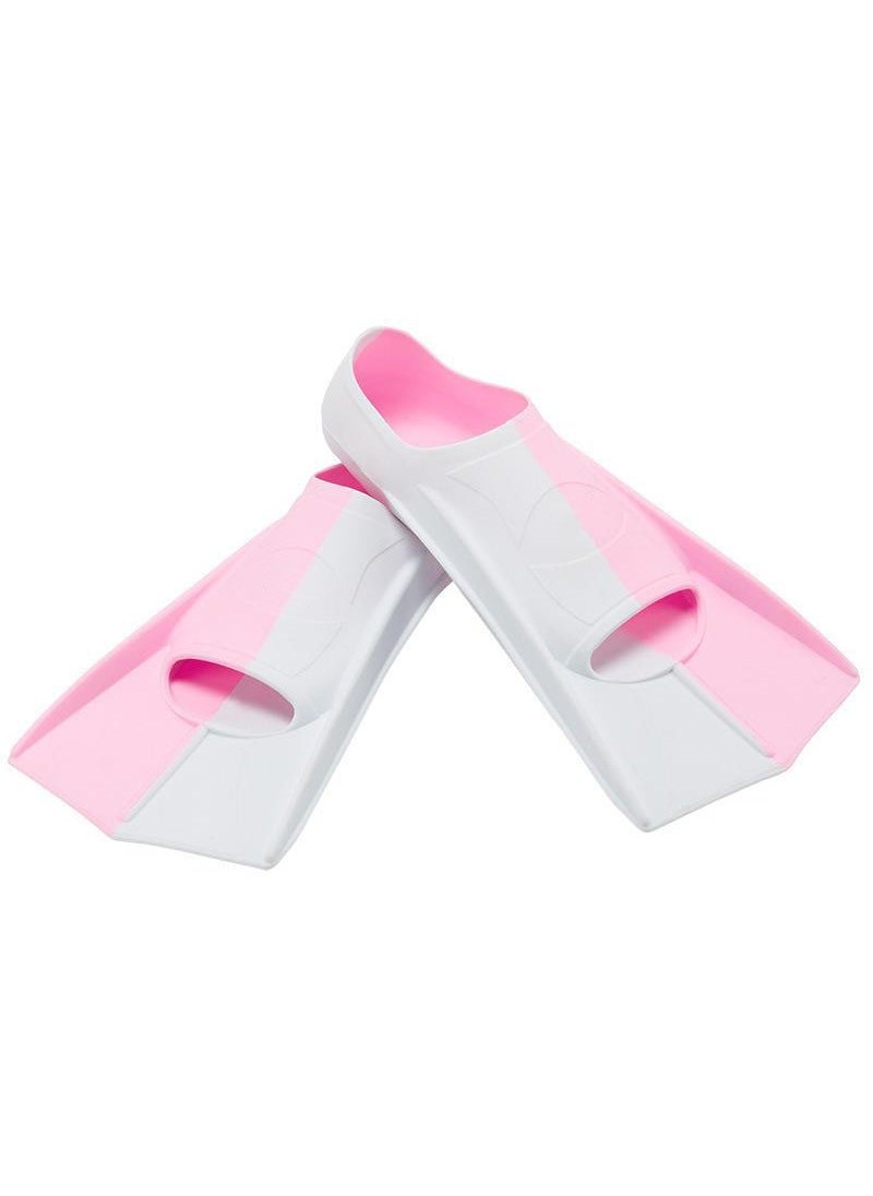 Professional Silicone Swim Fins for Snorkeling Pink White