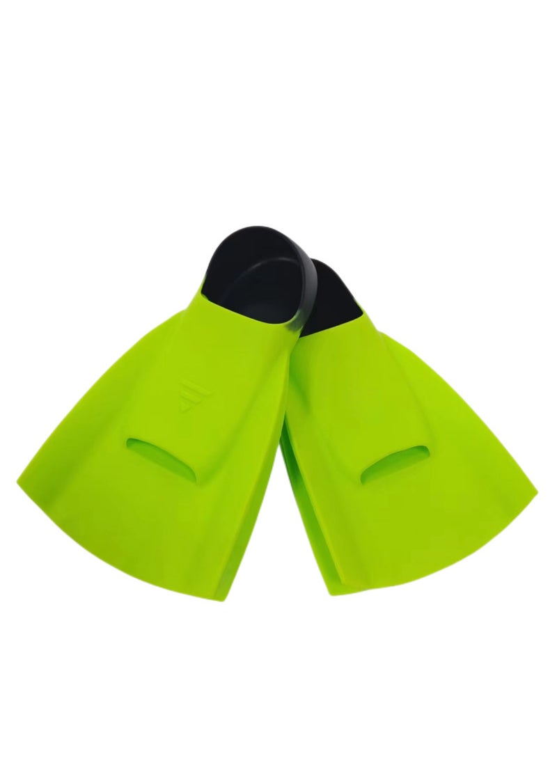 New Dual-Flap Swim Fins for Kids and Adults Green + Black