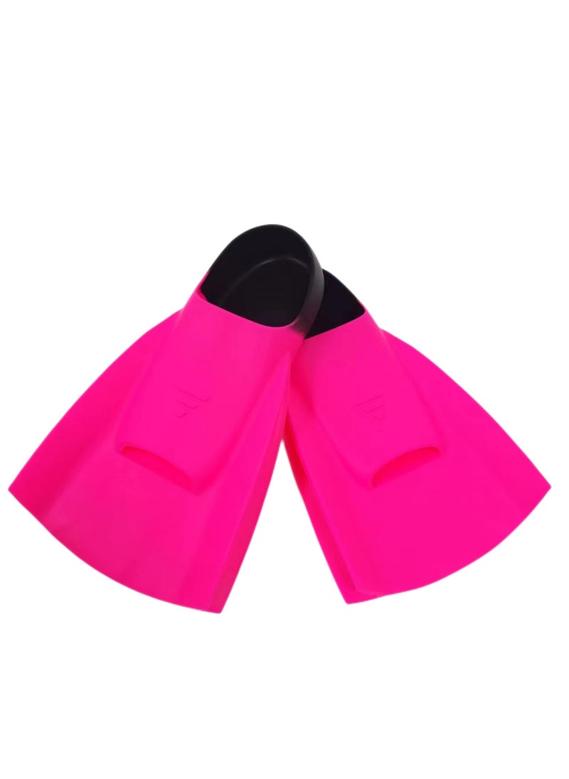 New Dual-Flap Swim Fins for Kids and Adults Rose + Black