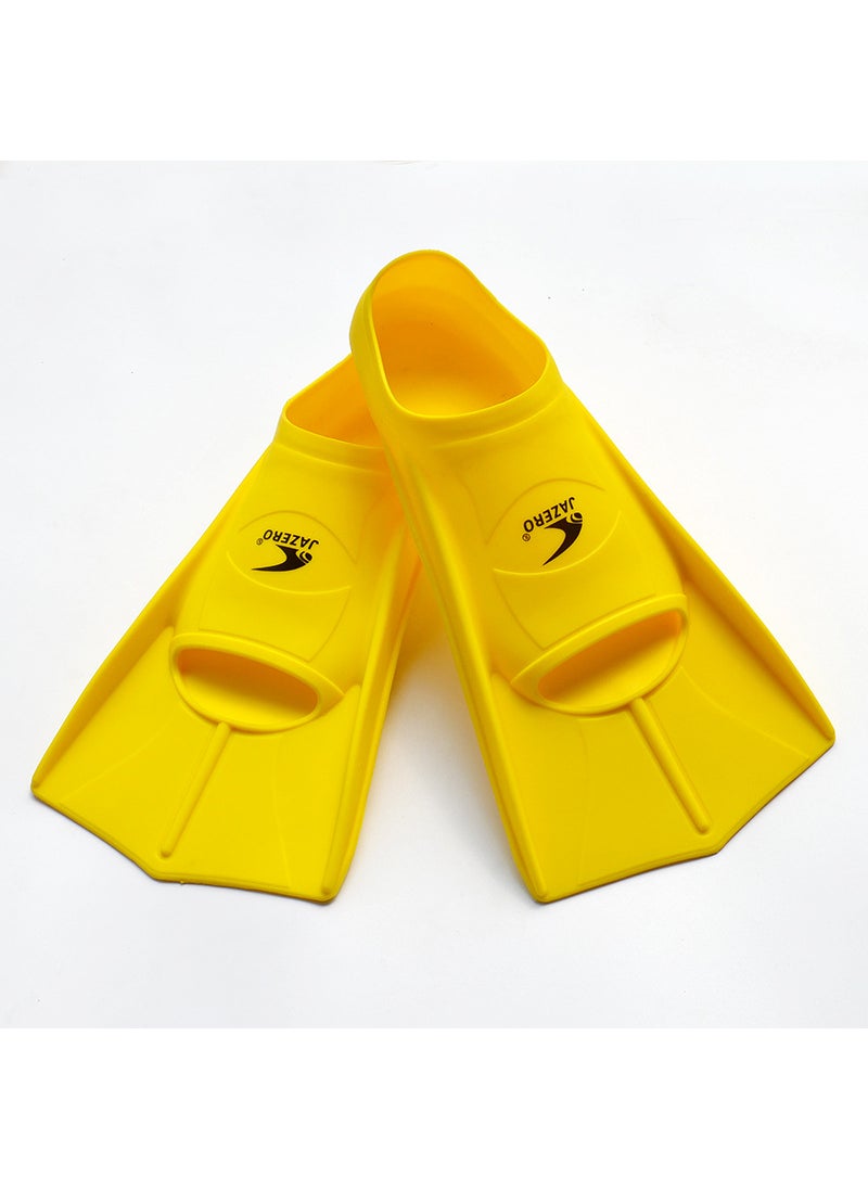 Silicone Swim Fins Unisex Training Flipper Yellow