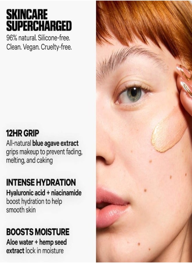 MILK MAKEUP Hydro Grip + Glow Illuminating Primer - Hydrating, Long-Lasting, Radiant Finish (30ml)