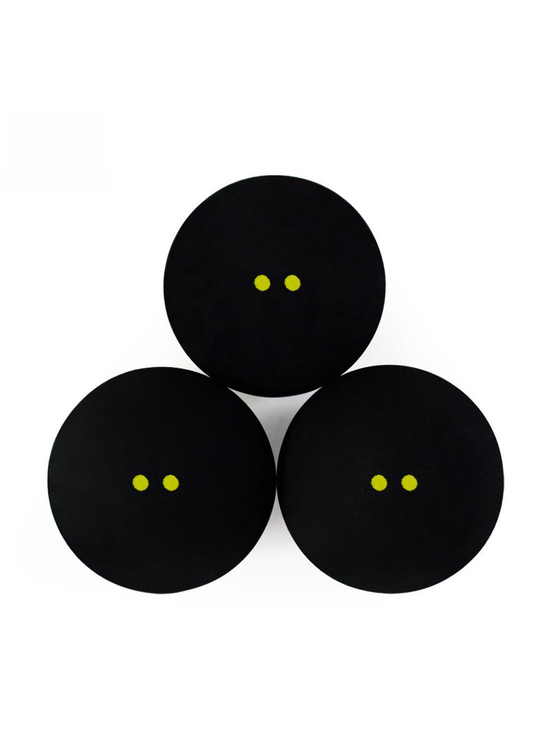 Professional Dual Yellow Dot Squash Balls