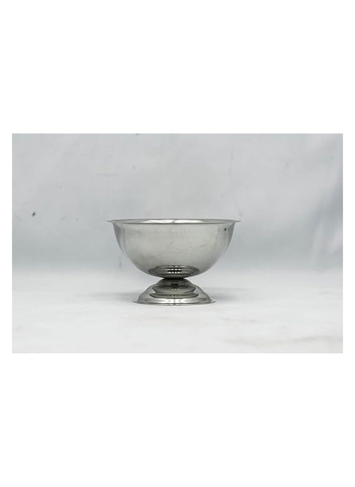 Ice Cream Dish, Silver, 9.5 cm, SDD001, Dessert Dish Bowls , Salad Fruit Bowls , Dessert Cups