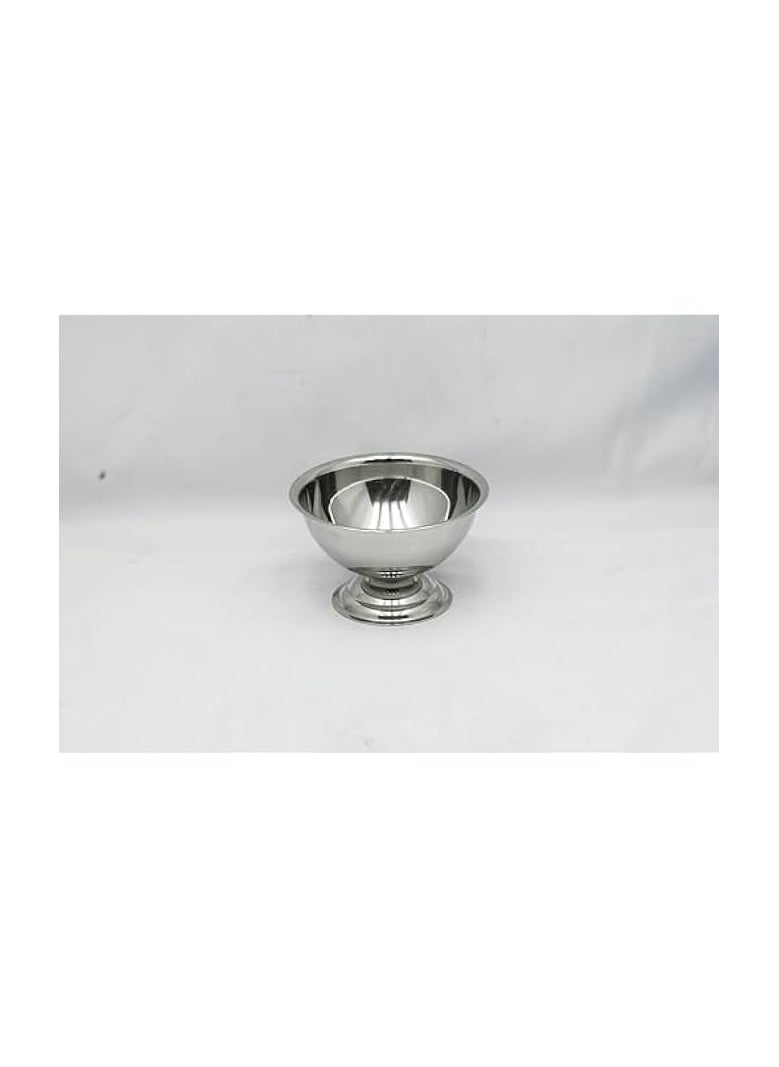 Ice Cream Dish, Silver, 9.5 cm, SDD001, Dessert Dish Bowls , Salad Fruit Bowls , Dessert Cups