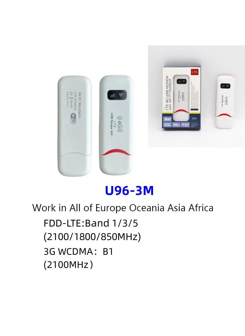 4GUS Red Crescent Global UFI Portable Modem Portable WiFi Internet Card Transmitter 1/3/5dongle Crescent Crescent