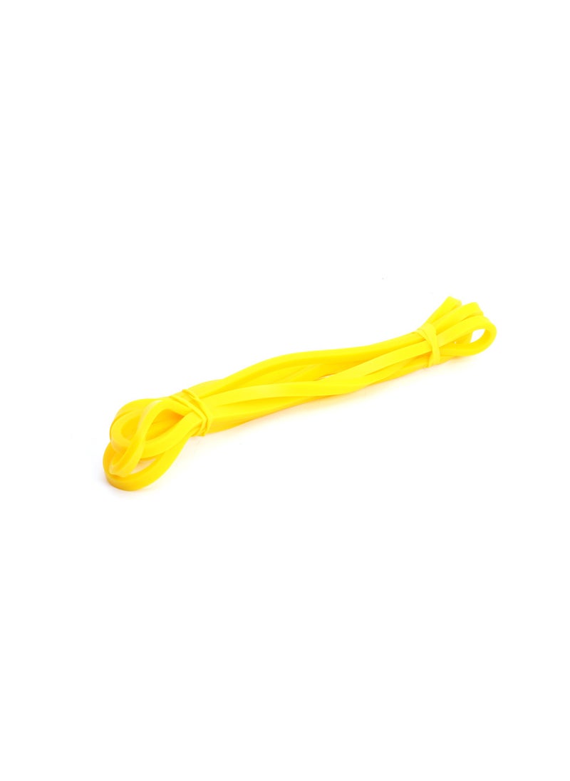 elastic band resistance band strength training exercise fitness latex TPE pull-up 2080 pull-up thick circle yoga Yellow 2080*4.5*6.4MM