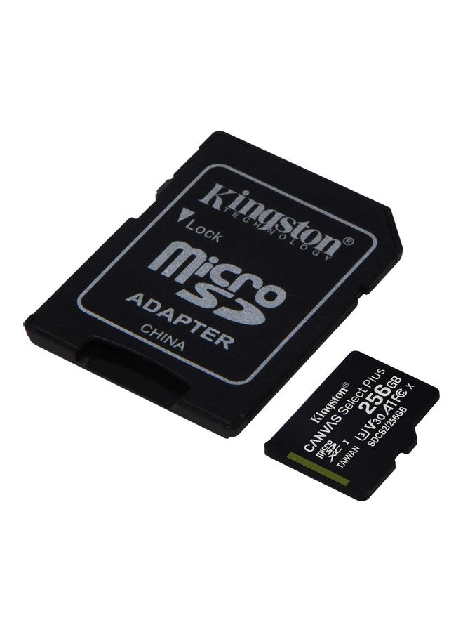 Canvas Select Plus UHS-I MicroSDHC Memory Card With SD Adapter Black