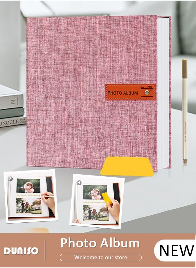 120 Pockets Simple Photo Album for 3-10 Inches Photos Portable Photo Album for Family Wedding Boys Girls