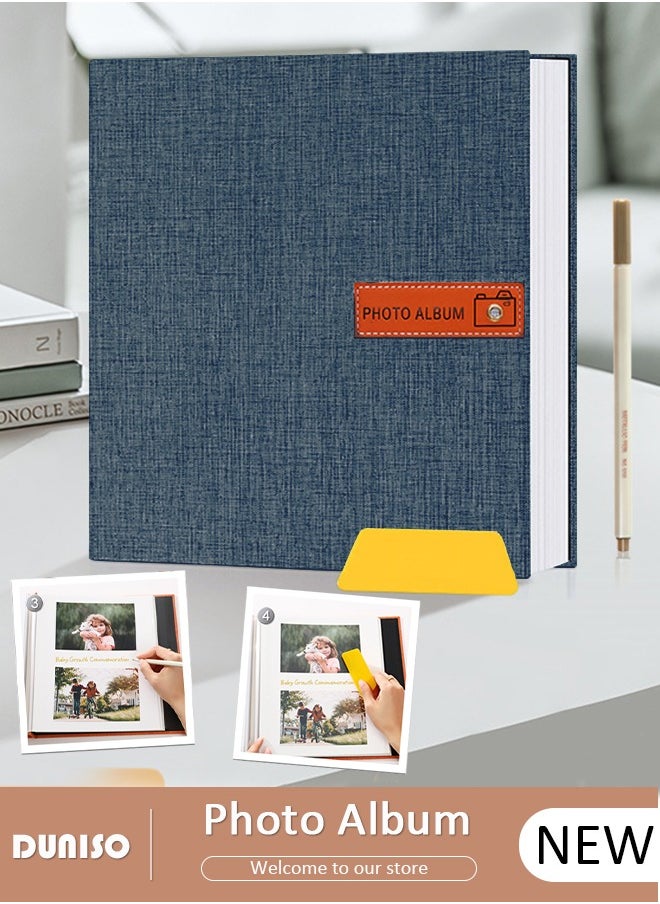 120 Pockets Simple Photo Album for 3-10 Inches Photos Portable Photo Album for Family Wedding Boys Girls