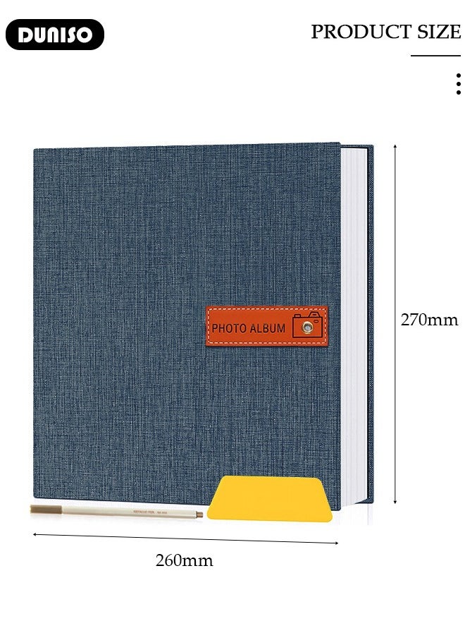 120 Pockets Simple Photo Album for 3-10 Inches Photos Portable Photo Album for Family Wedding Boys Girls