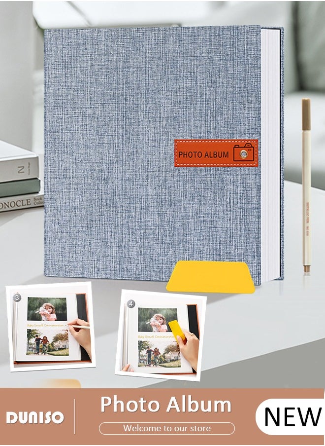 120 Pockets Simple Photo Album for 3-10 Inches Photos Portable Photo Album for Family Wedding Boys Girls