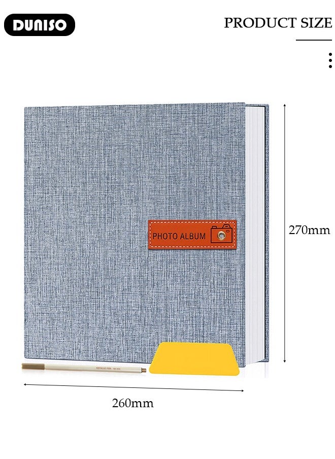 120 Pockets Simple Photo Album for 3-10 Inches Photos Portable Photo Album for Family Wedding Boys Girls