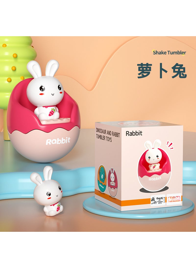 Baby tumbler toy with Bell amphibious bunny tumbler baby educational toy baby Rabbit tumbler 0.25kg