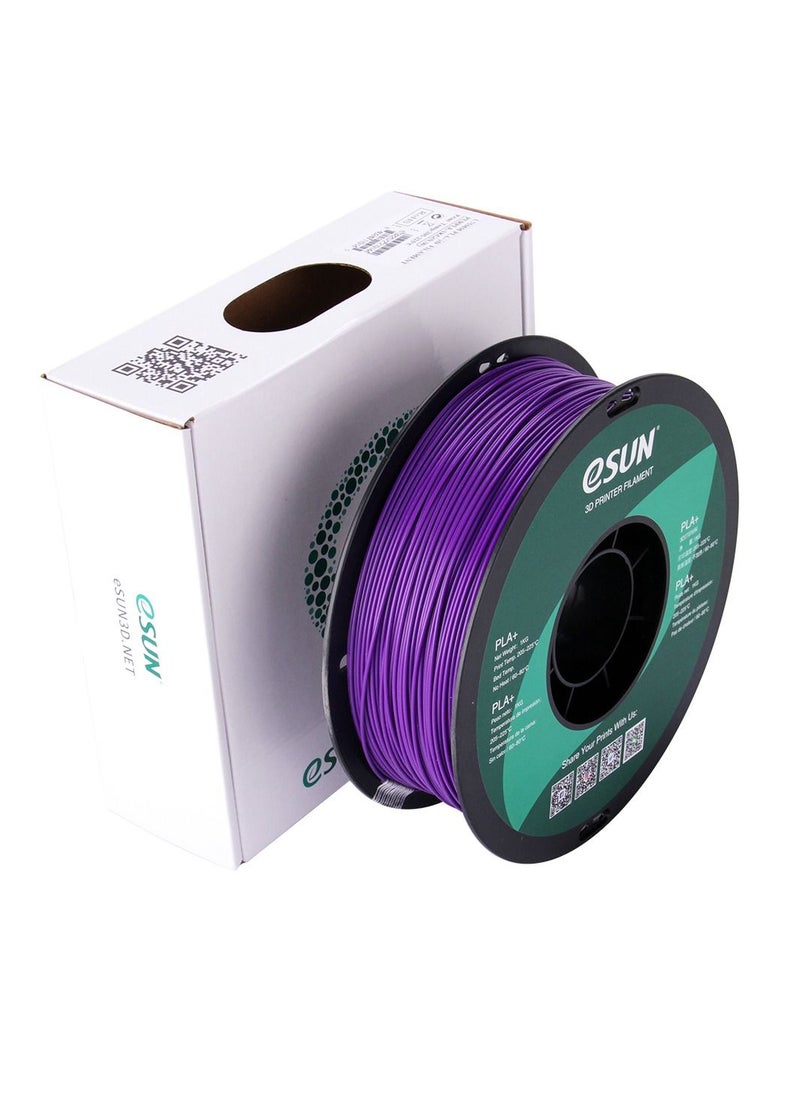 Esun 3D Printer Filament PLA+ 1.75 mm Dimensional Accuracy +/- 0.05 mm 1 Kg (2.2 lbs) Spool 3D Printing Material for 3D Printers – Purple