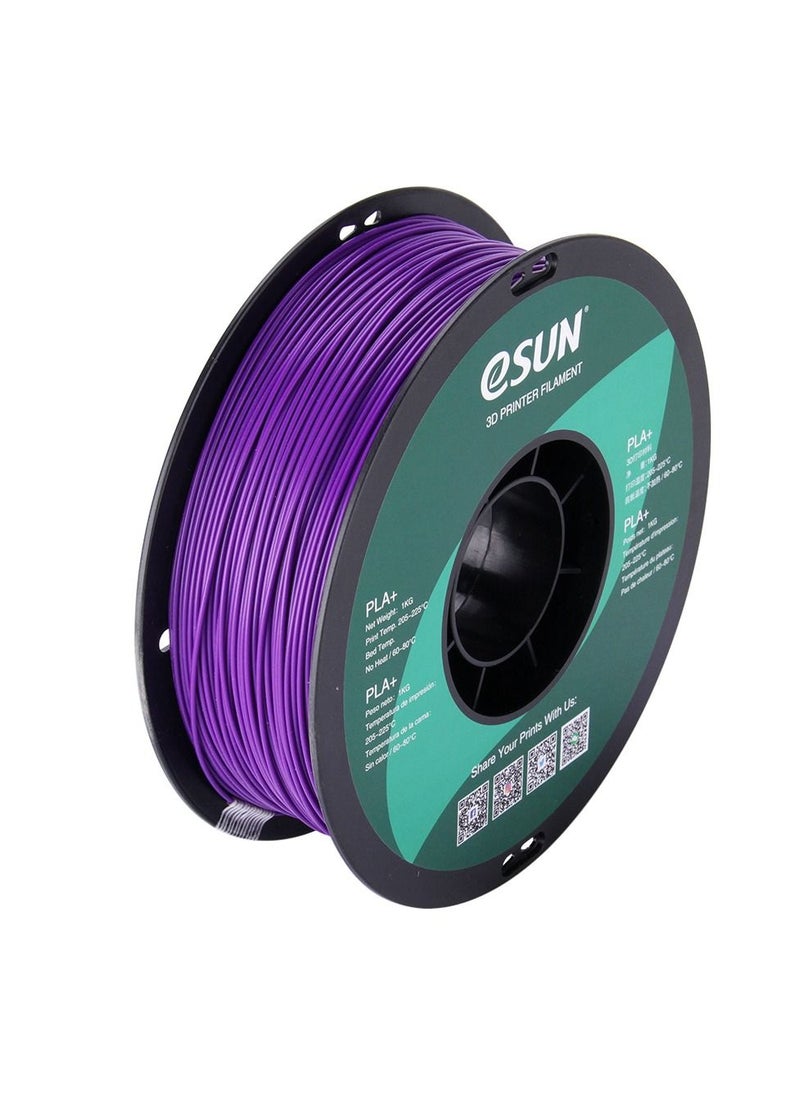 Esun 3D Printer Filament PLA+ 1.75 mm Dimensional Accuracy +/- 0.05 mm 1 Kg (2.2 lbs) Spool 3D Printing Material for 3D Printers – Purple