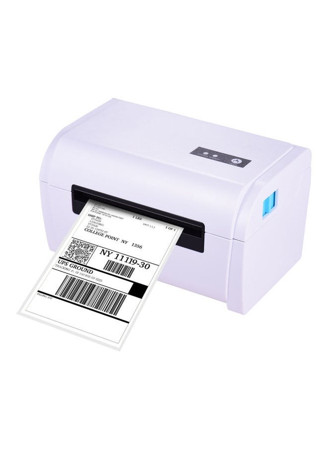 Desktop Thermal Label Printer White