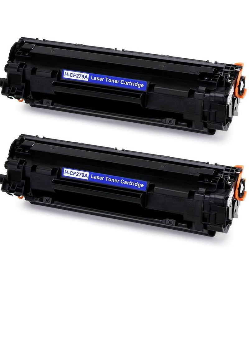 Officewod Compatible Toner Cartridge Replacement for HP 79A CF279A (Black, 2-Packs), for use in HP M12w M12a M26nw M26a Printer