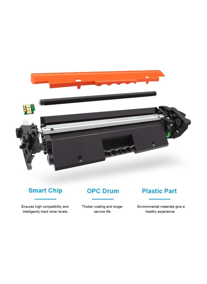 ICOMJET Compatible Toner Cartridge Replacement for HP 201A CF400A CF401A CF402A CF403A Work for HP Color Laserjet Pro M252dn M252n M252dw MFP M277dw M277n M274n Printer