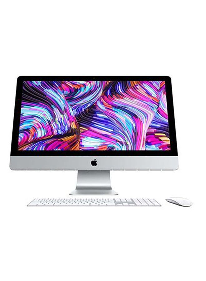 iMac With 21.5-Inch Display, Core i3 With 3.6GHz Quad Core Processor/8GB RAM/1TB HDD/2GB AMD Radeon Pro 555X Graphics Card 2019 English Silver