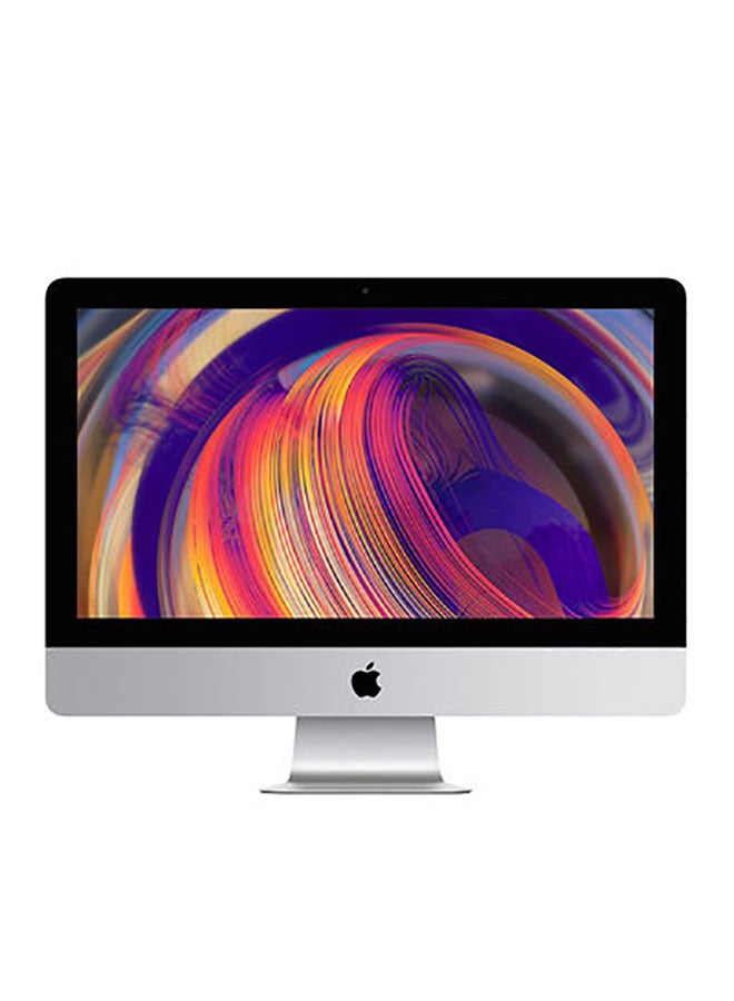 iMac With 21.5-Inch Display, Core i3 With 3.6GHz Quad Core Processor/8GB RAM/1TB HDD/2GB AMD Radeon Pro 555X Graphics Card 2019 English Silver