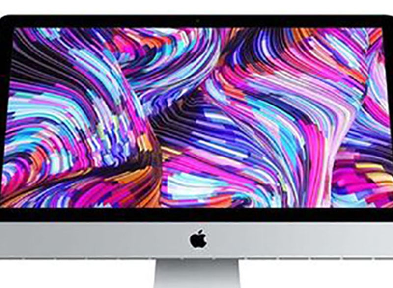 iMac With 21.5-Inch Display, Core i3 With 3.6GHz Quad Core Processor/8GB RAM/1TB HDD/2GB AMD Radeon Pro 555X Graphics Card 2019 English Silver