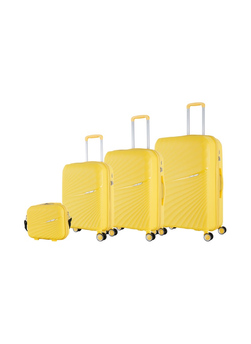 H.T Luggage Bag, Unisex Polypropylene (PP) Material Hard Case Luggage, SKU HT13504, 16 Liters, Vanity Case Size