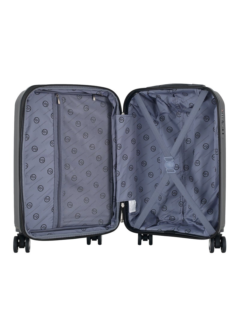 H.T Luggage Bag, Hard Case Polypropylene (PP) Material, 8x360 Degree Rotation Spinner Wheels, Matching Color Suitcases, Expandable Trolley Bag, Telescopic Handle, TSA Lock, SKU 13504