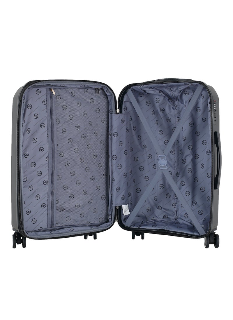 H.T Luggage Bag, Hard Case Polypropylene (PP) Material, 8x360 Degree Rotation Spinner Wheels, Matching Color Suitcases, Expandable Trolley Bag, Telescopic Handle, TSA Lock, SKU 13504