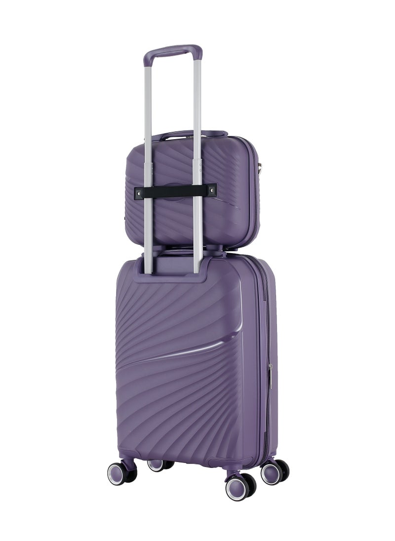 H.T Luggage Bag, Unisex Polypropylene (PP) Material Hard Case Luggage, SKU HT13504, 16 Liters, Vanity Case Size