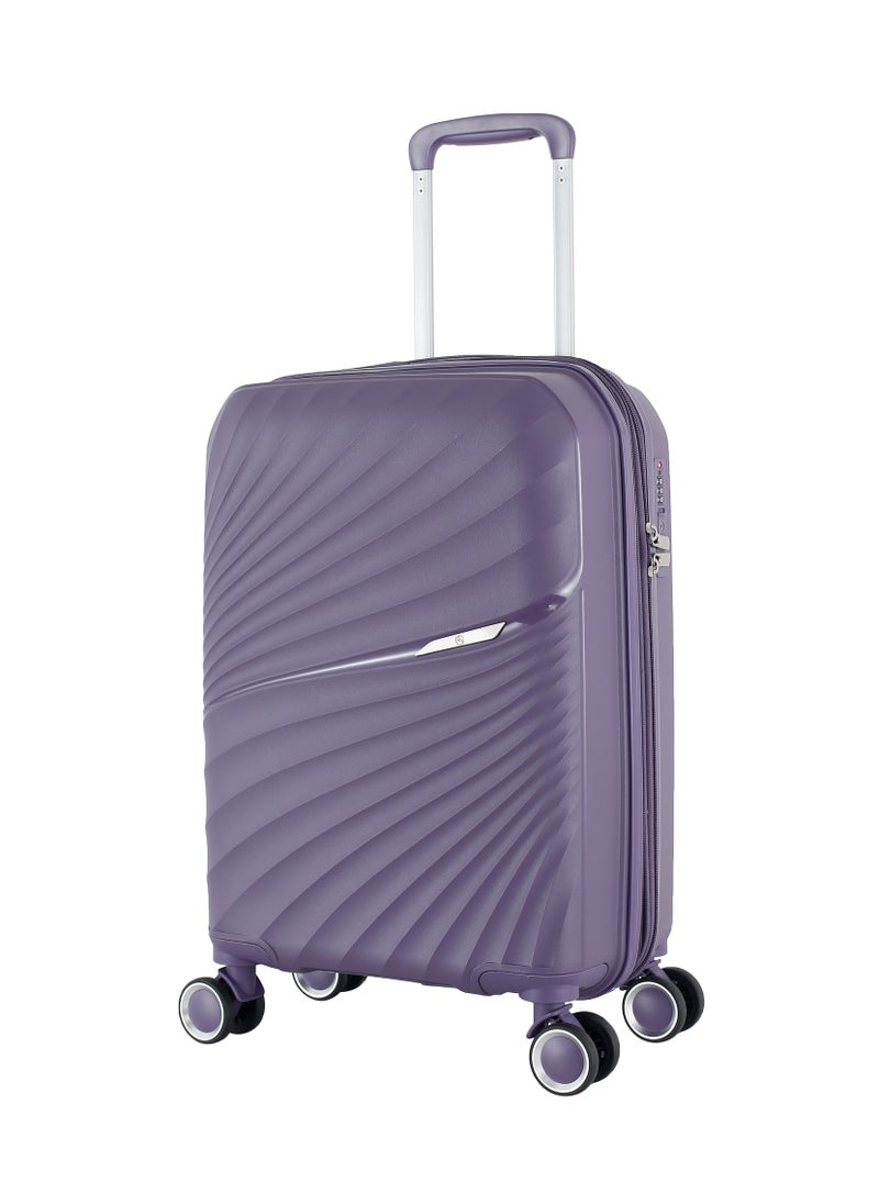 H.T Luggage Bag, Hard Case Polypropylene (PP) Material, 8x360 Degree Rotation Spinner Wheels, Matching Color Suitcases, Expandable Trolley Bag, Telescopic Handle, TSA Lock, SKU 13504