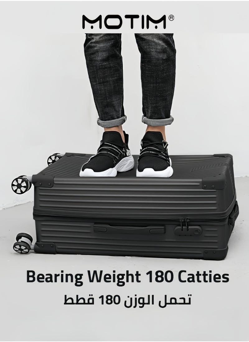 Travel Luggage Boarding Carry-on Luggage Expandable PP Hard Shell Clearance Luggage with Spinner Wheels TSA Lock and Hard Side Lightweight Durable Carry-on Suitcase Set for Long Distance Travel