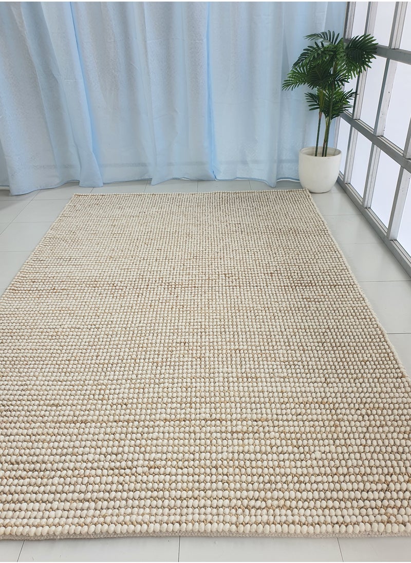 Area rug woven flat weave boho handwoven bedroom carpet made with natural wool and cotton SRN-027 rectangle shape for indoor living room Kitchen mat