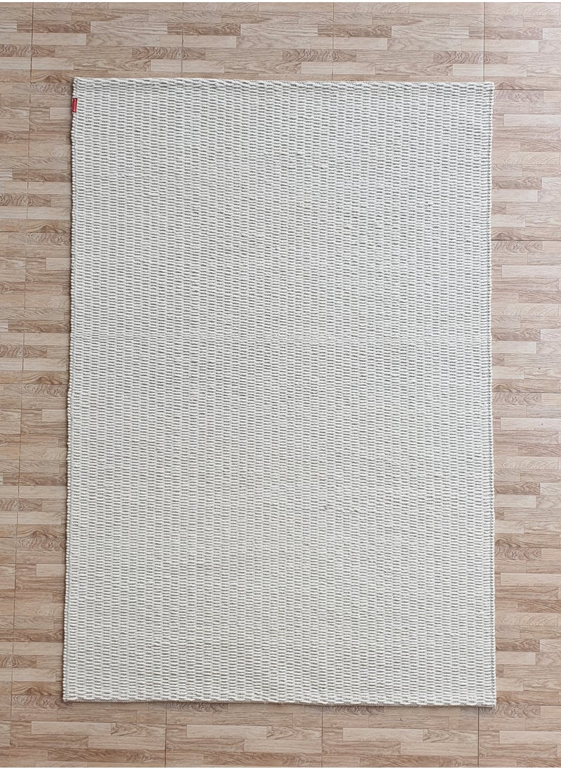 Area rug woven flat weave boho handwoven bedroom carpet made with NZ wool and cotton SRN-030 rectangle shape for indoor living room Kitchen mat