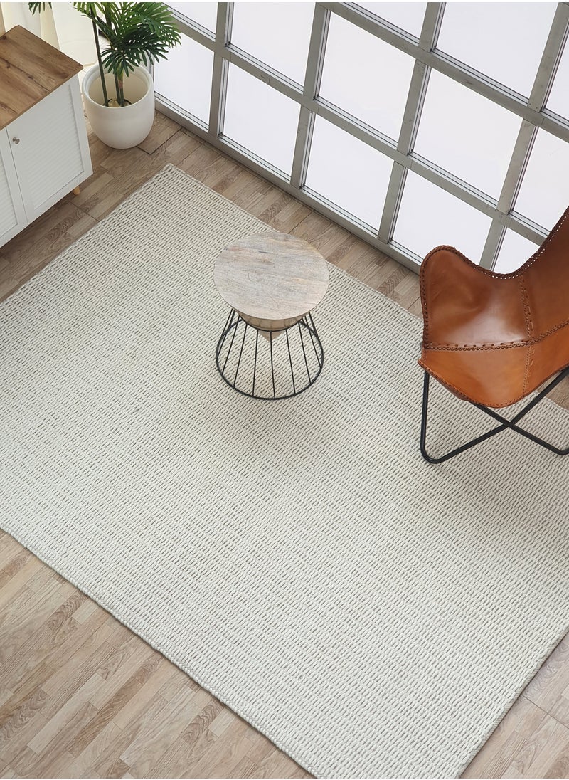 Area rug woven flat weave boho handwoven bedroom carpet made with NZ wool and cotton SRN-030 rectangle shape for indoor living room Kitchen mat