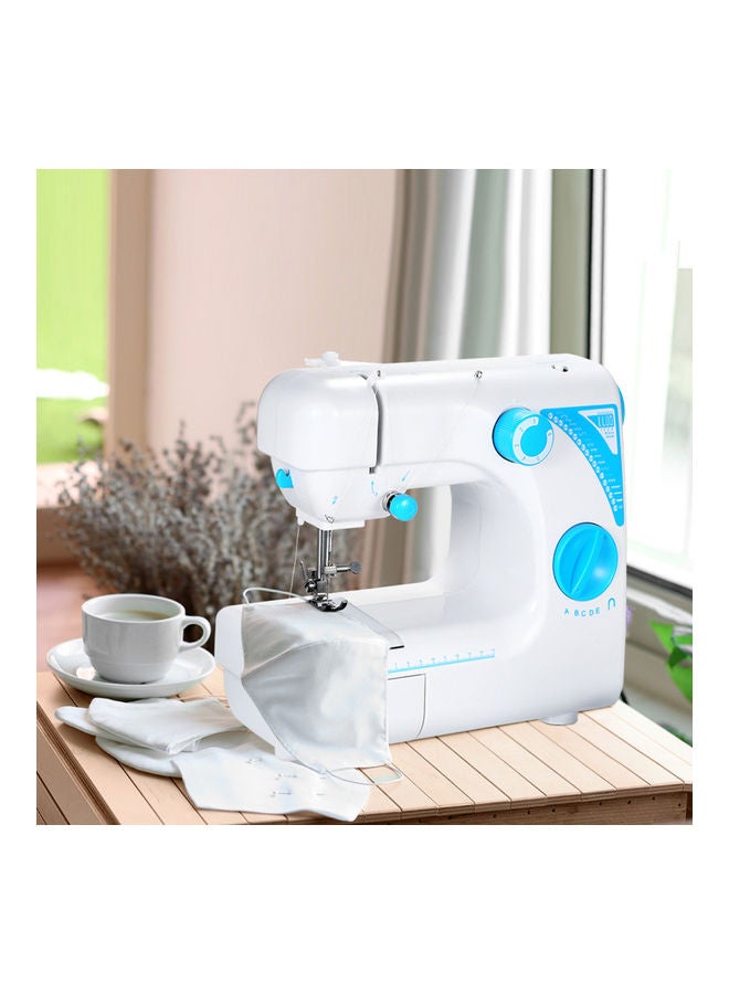 Portable Electric Sewing Machine H37721EU White/Blue