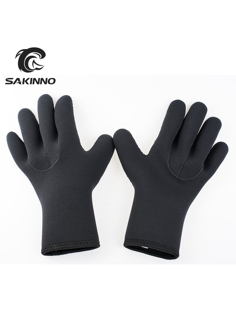 3MM Neoprene Diving Gloves Thermal Anti-Slip Black